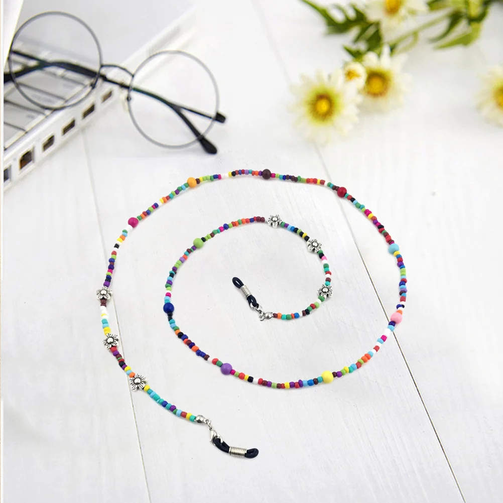 

1PC Beaded Practical Fashion Eyeglasses Strap Eyewear Retainer Eyeglass Holder Chain for