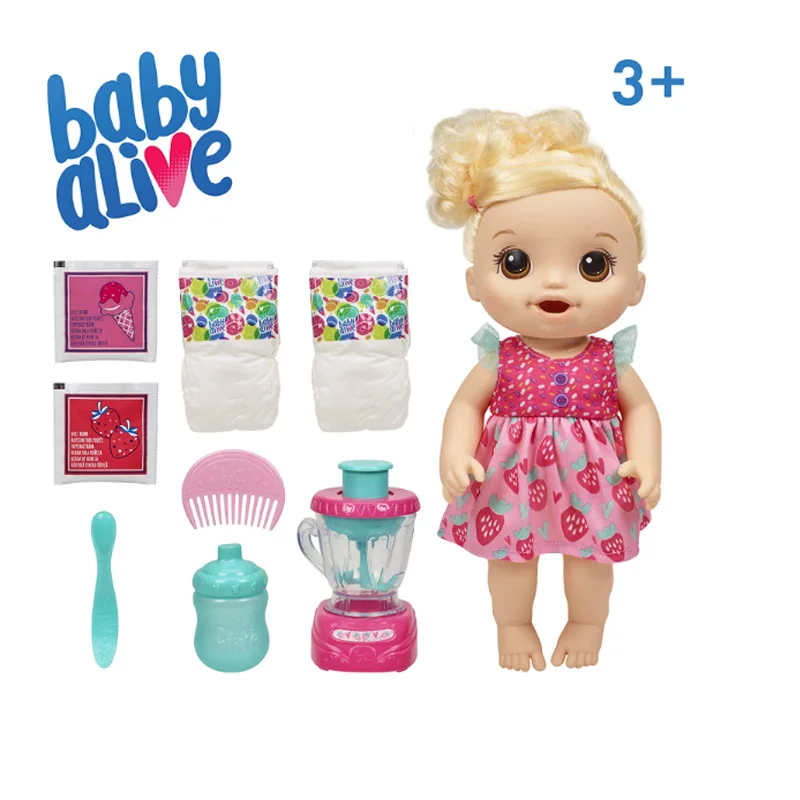 

Hasbro New Baby Alive Naughty Baby Juice Baby Drink Water Pee Interactive Doll Toy Girls Play House Educational Toys Gift