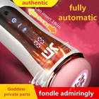 Мужской мастурбатор насос для пениса Вибратор для взрослых упражнения на выносливость искусственная вагина 10 скоростей искусственный пенис секс-игрушки для мужчин