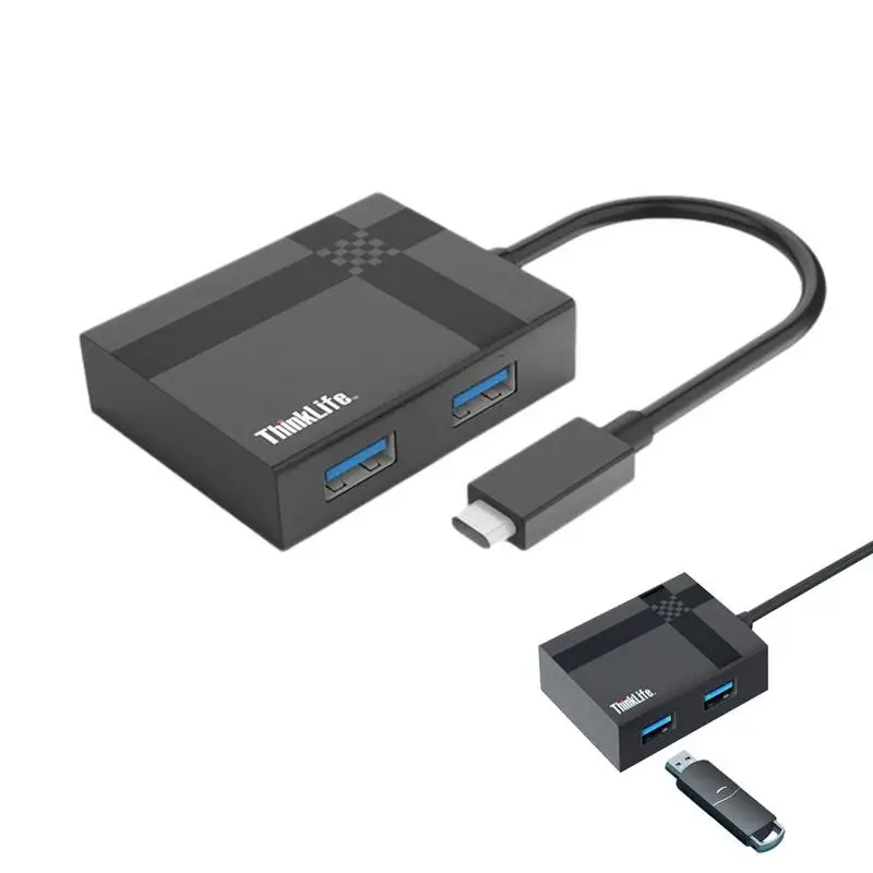 

Док-станция с разъемом USB Type-C и 4 USB-портами