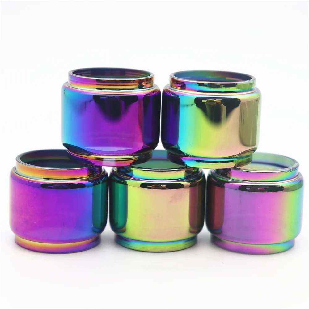 

FATUBE 5pcs Rainbow Bubble Glass Tube Cups for The Troll X/Griffin 25 mini/Tornado 150 Hero/Resa Prince
