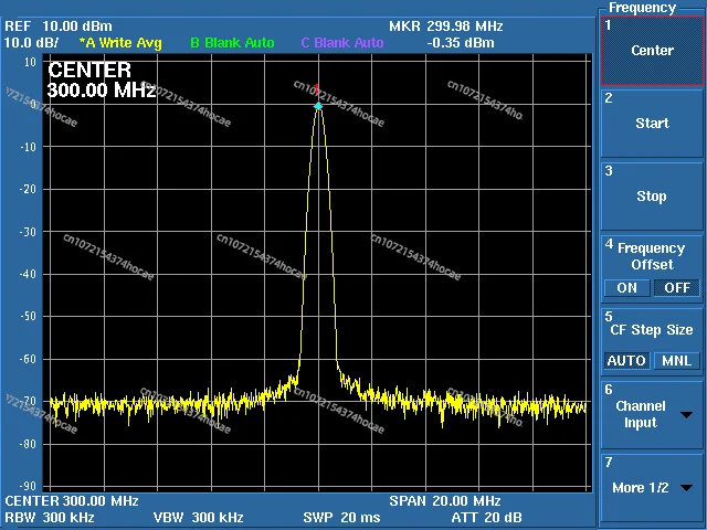Модуль ADF4355 сенсорный цветной экран радиочастотный источник сигнала VCO