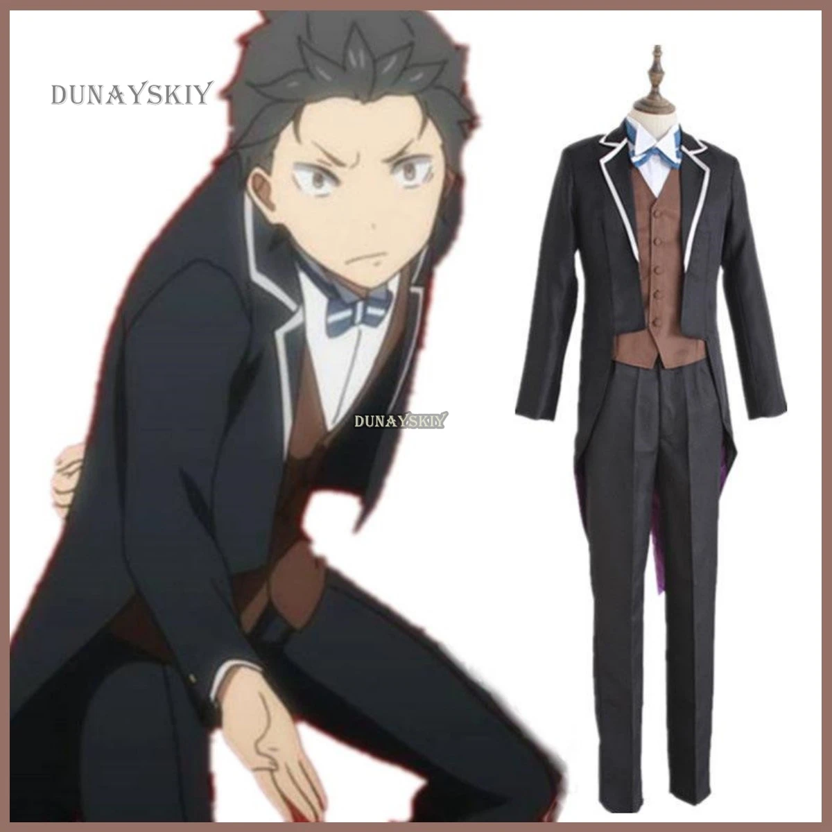 Костюм для косплея Subaru с рисунком аниме от Zero Natsuki