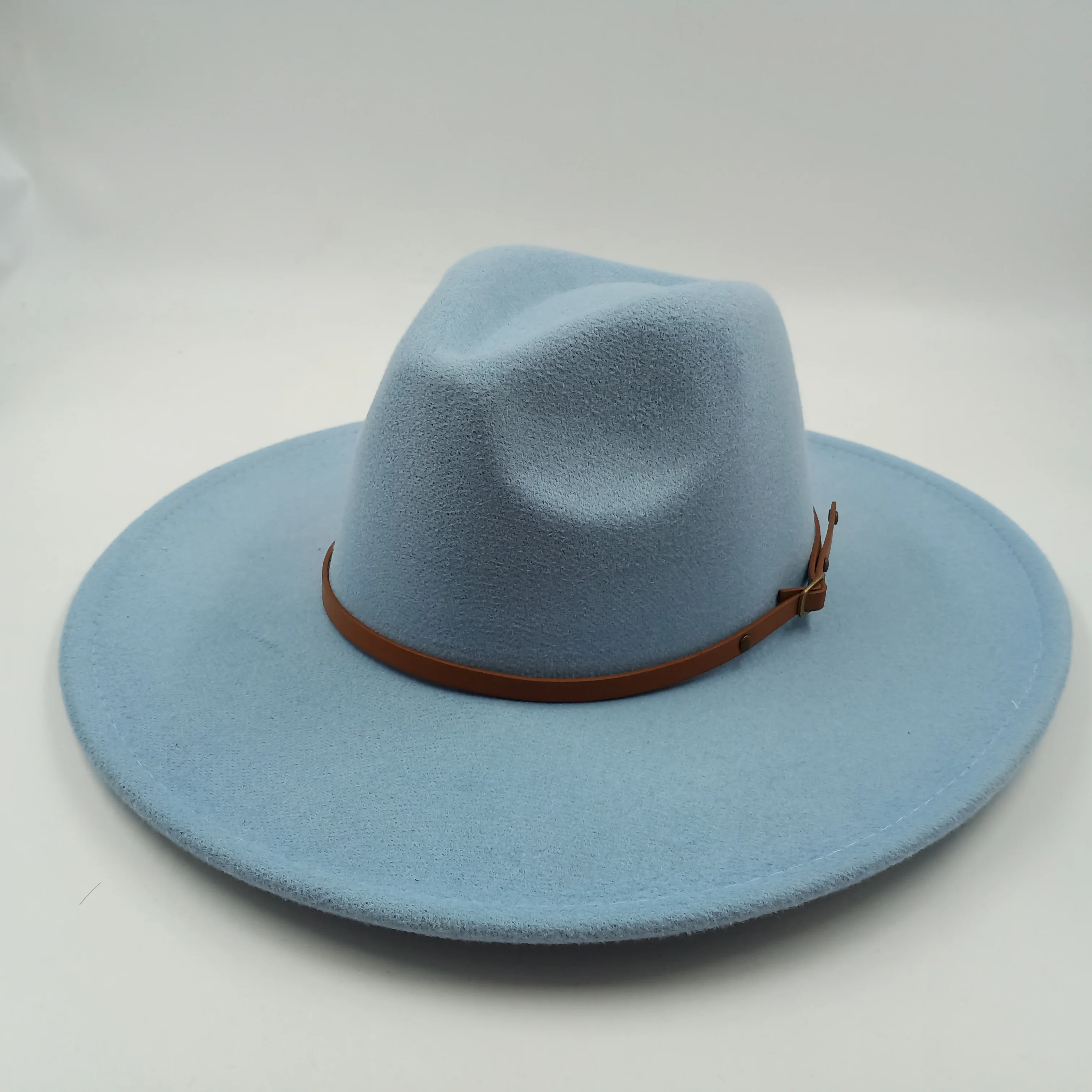 Новая цветная фетровая зимняя шляпа вогнуто-выпуклые капли воды 9 5 см поля