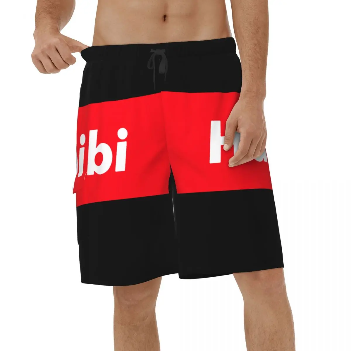 

Casual Shorts Habibi Arabic Love Summer Men's Swim Trunks Male Beach Shorts