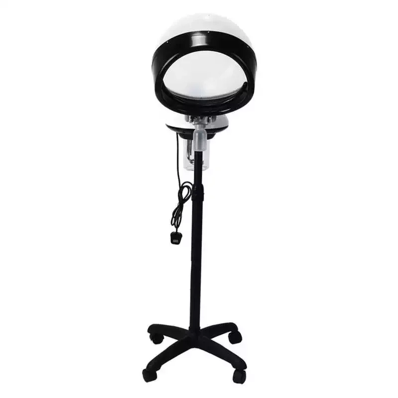 Professional Accessories Hairdresser Salon Spa Hair Steamer Rolling Stand Hooded Hair Coloring Perming Conditioning Steamer EU