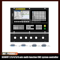 xc809t cnc controller 23456 axis multifunctional lathe with tool magazine support g code atc fanuc digital spindle newcarve