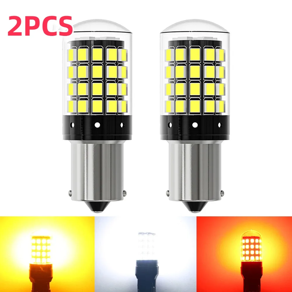 

2pcs Car LED Bulbs Lamp Daytime ReverseTurn Signal Light 1156 BA15S P21W BAU15S PY21W 7440 W21W P21/5W 1157 BAY15D 7443 3157