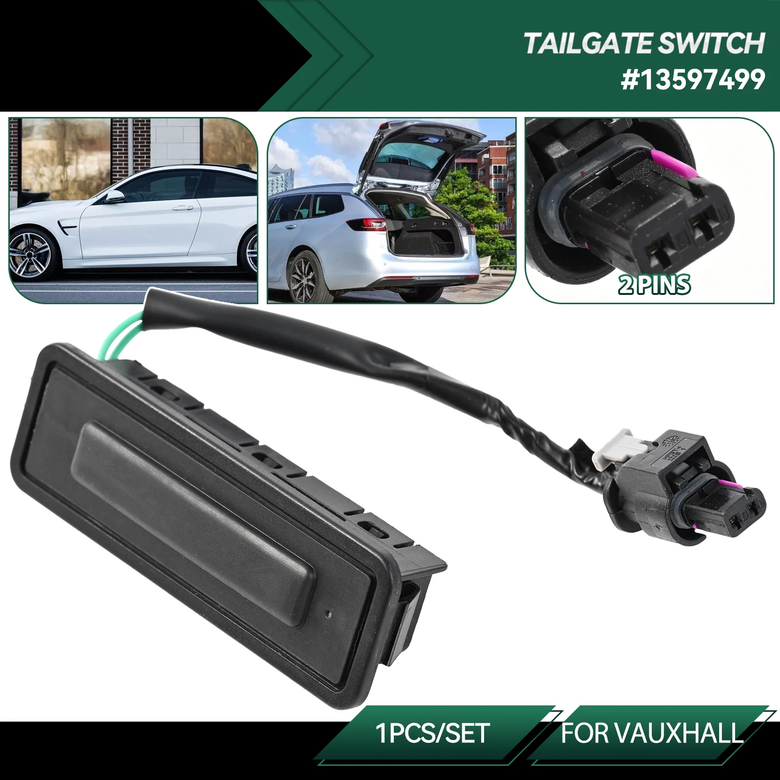 

13597499 22902867 Для Vauxhall Opel Insignia Tourer Estate 2008-2017 багажник, задняя дверь багажника, переключатель открытия багажника, кнопка открывания