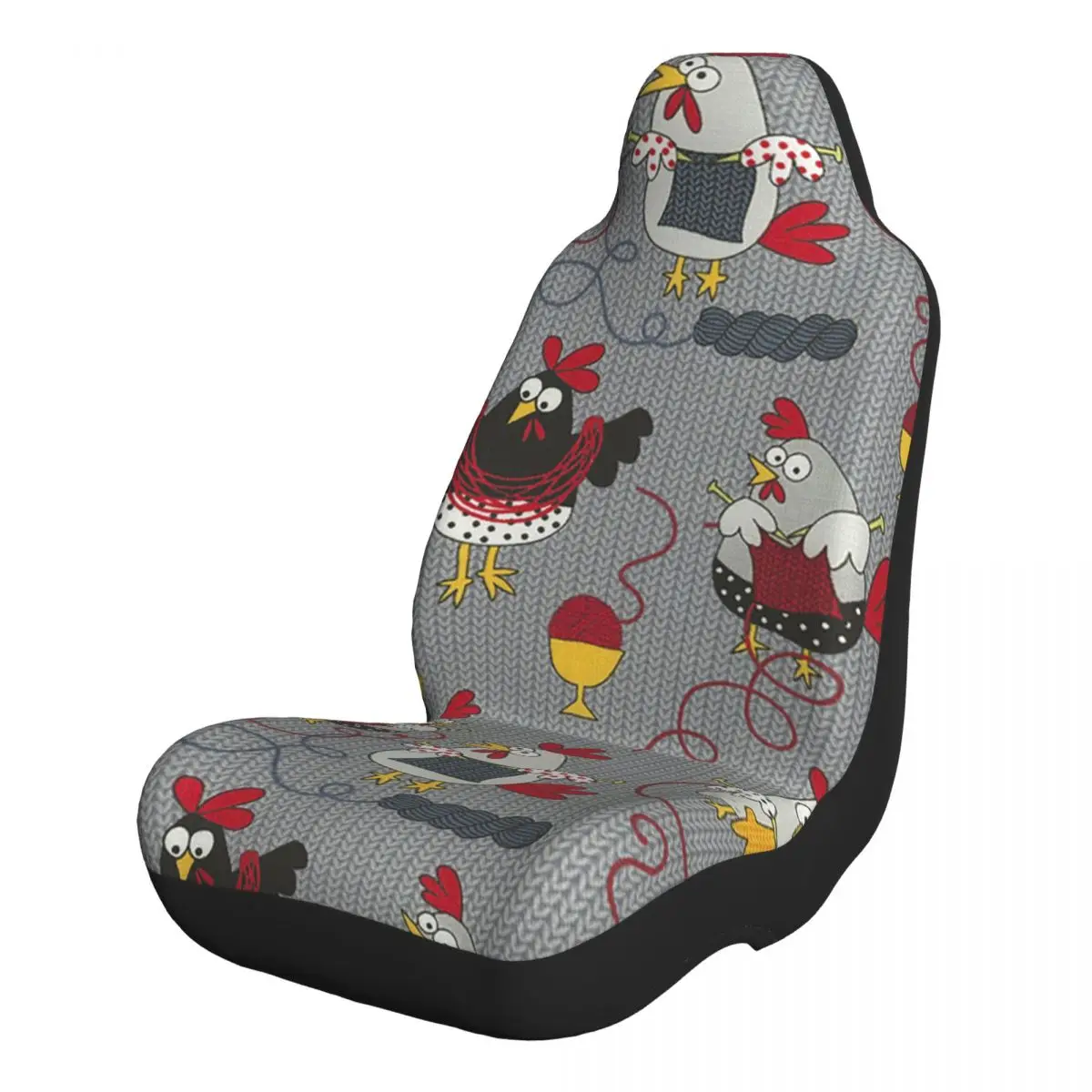 

Chicken Knitted Sweater Universal Car Seat Covers Front Seats Protectors Cover for Truck Van SUV Seat Protecto Accessories