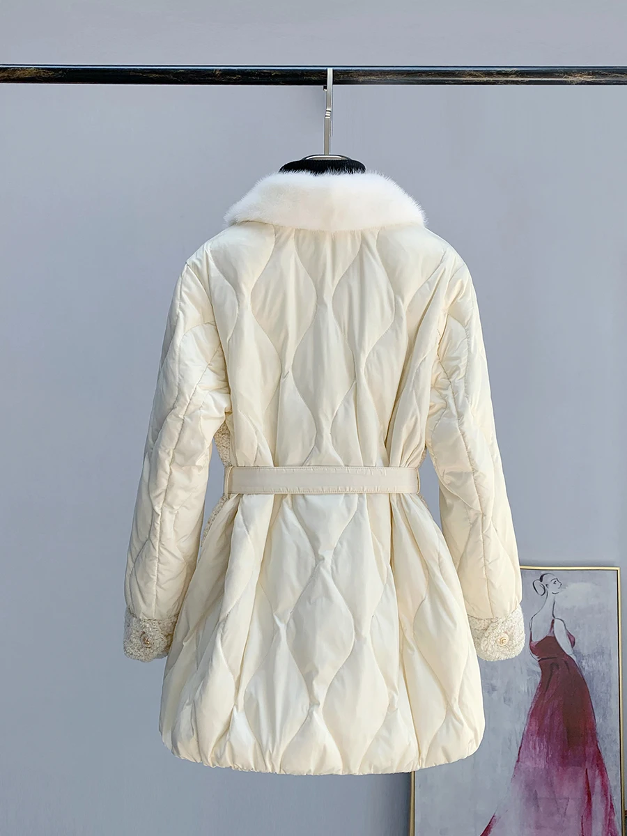 Меховой воротник из норки