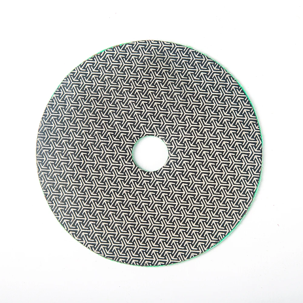5 Inch 125mm Electroplated Diamond Grinding Disc Marble Tile Rock Plate Glass Edge Stone Grinding Chamfer Abrasive Polishing Pad