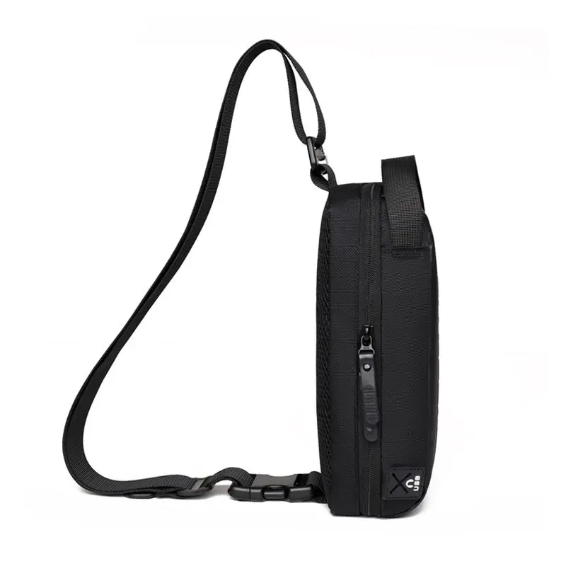 Fashion Travel Chest Bag Men's Business Leisure Shoulder Bag Sports Riding Chest Bags Large Capacity Waterproof Messenger Bag