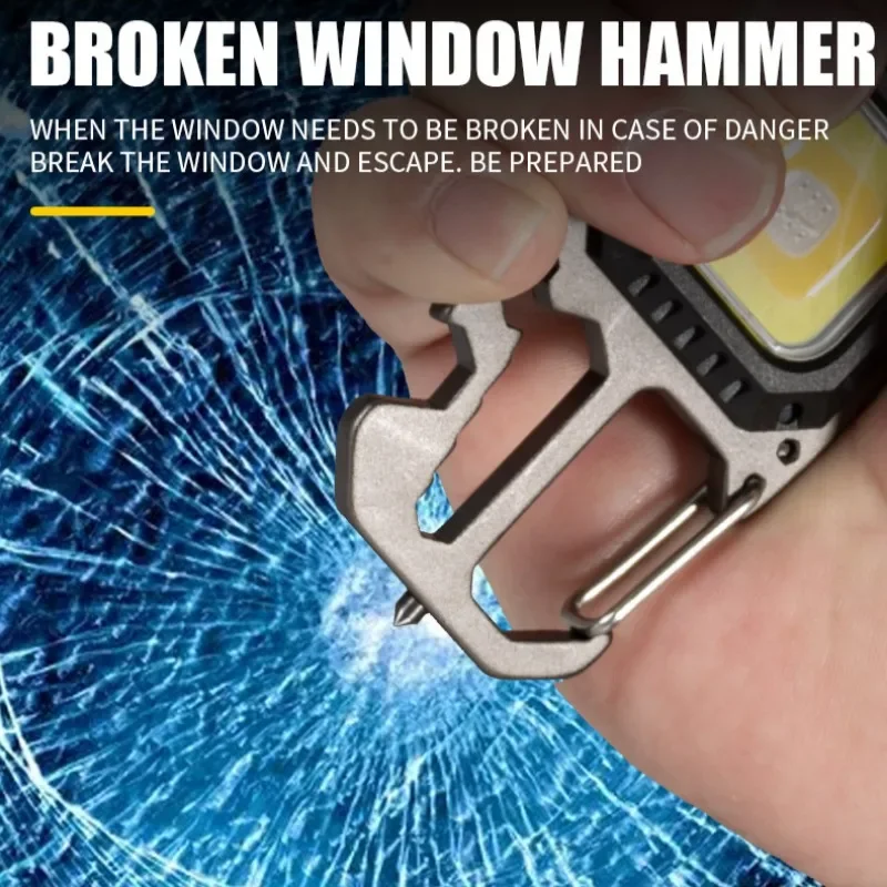 Портативный фонарик брелок для ключей 1000 люмен яркий мульти-лампы кемпинга