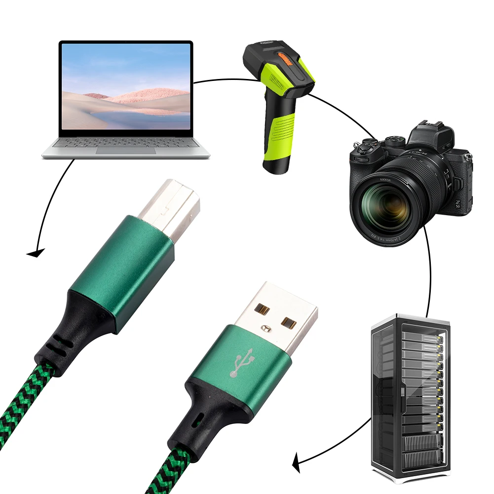 Кабель принтера USB 2.0 A-B