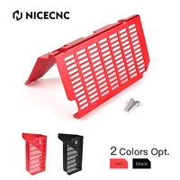 nicecnc motocross aluminum 1pcs radiator guard cover protector for honda crf250l crf 250 l 2013 2020 2019 accessories black red
