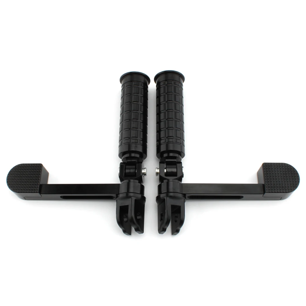 Черные мотоциклетные подножки подставка для пятки Harley Softtail Fatboy FLDE FLFB FLHC FXBB FXBR FXFB