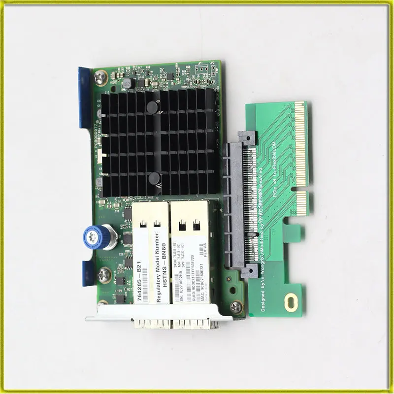 Оригинальная Серверная сетевая карта для HP G8 G9, сетевая карта в комплекте, HSTNS-BN80 544 + FLR-QSFP 764285-B21 764618-001 764737-001