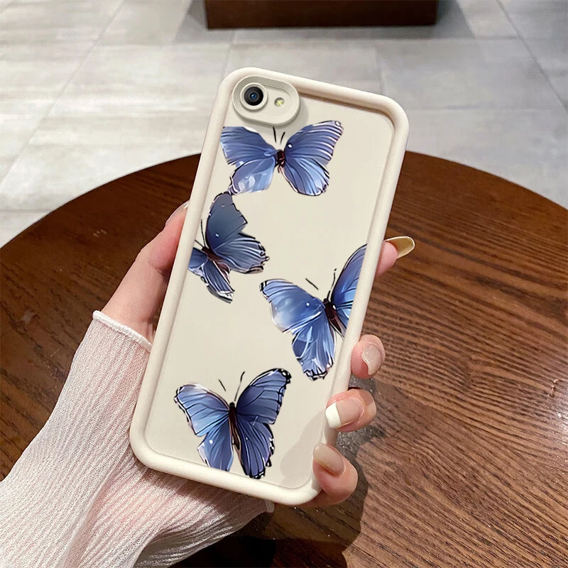 Мягкий чехол с рисунком Love and butterfly для VIVO Y75s Y72t Y10 Y77e t1 Y55s Y52s Y53s Y50t Y33s Y32t Y32