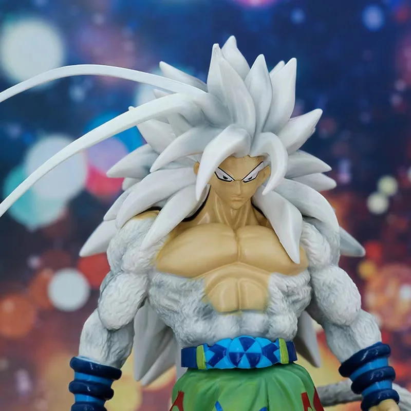 

Dragon Ball 24cm Anime Kakarotto Super Saiya Five Action Figure Goku Gk Animation Doll Model Ornaments Kids Toys Gift Desktop
