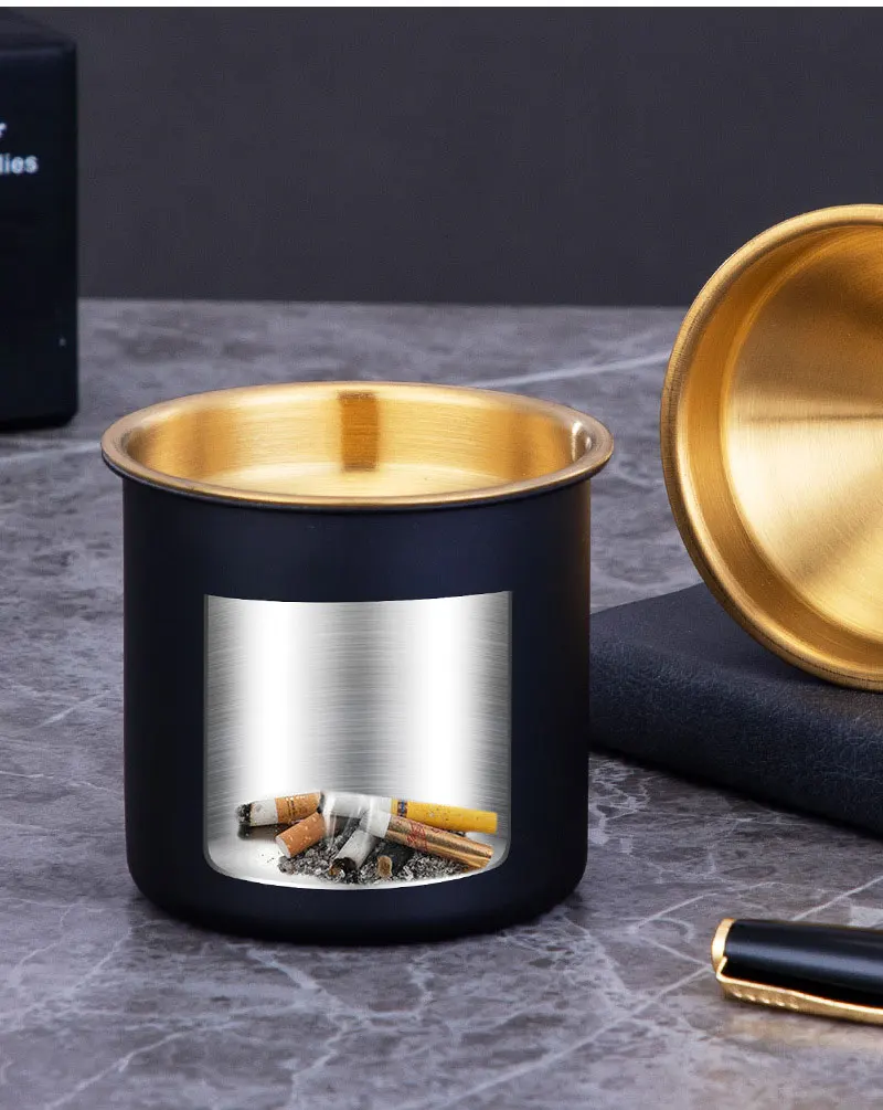 Съемная пепельница из нержавеющей стали креативная воронка ветрозащитная для