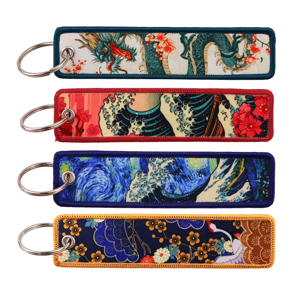 Брелок для ключей мужчин и женщин винтажный художественный стильный брелок с