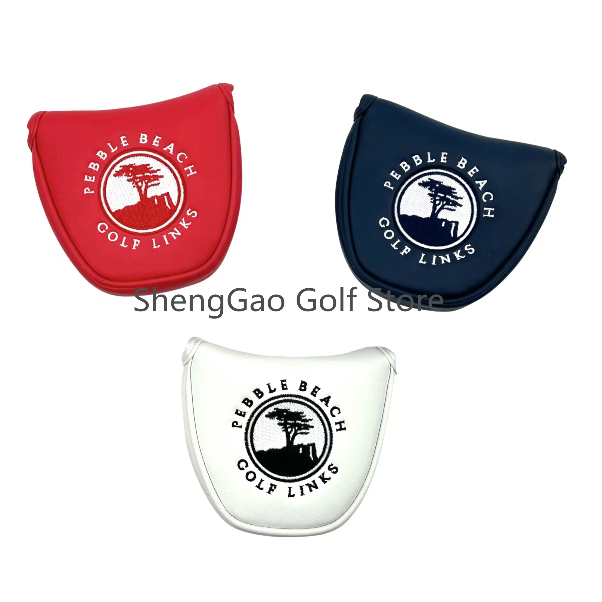 Putter Cover Pu Leather Mallet Putter Cover Magnetic Closure