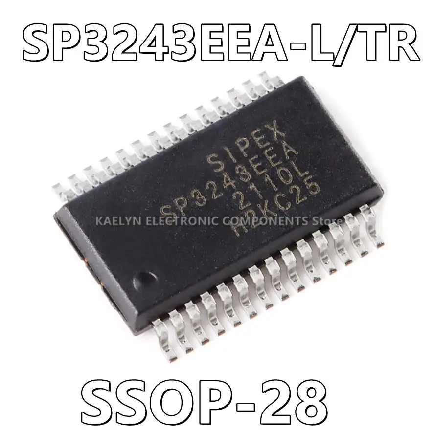 

10Pcs/lot SP3243EEA-L SP3243EEA 3/5 Transceiver Full RS232 28-SSOP