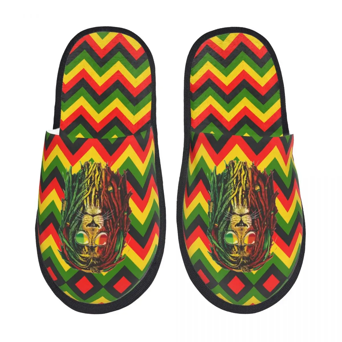 Тапочки Rasta Dreadlock Lion Of juah хлопковые домашние тапочки из мягкой пены с эффектом