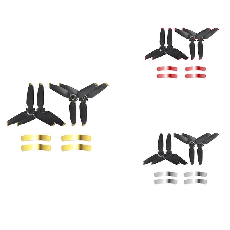 

4 шт. Пропеллер для DJI FPV Combo аксессуары для дрона Fens реквизит крыло быстросъемная крышка защитный комплект с наклейками