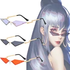 Game Lol KDA The Baddest Evelynn очки в стиле солнцезащитные очки в стиле панк Винтажные Солнцезащитные очки на Хэллоуин аксессуары очки унисекс