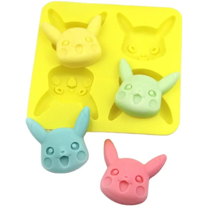 

Kawaii Pokemon Cartoon Cookies Mold Figure Toys Pikachu Reusable Diy Baking Tools Pikachu Cakes for Party Christmas Gift