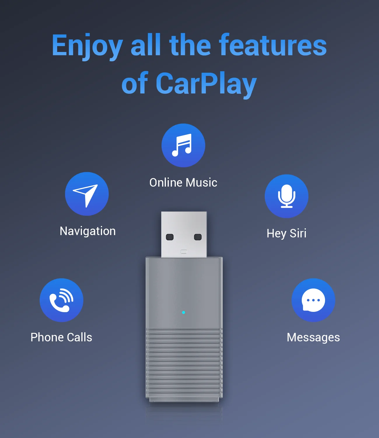 Ottomotion MINI Wireless Android Auto Adapter USB Stick Автомобильные аксессуары для Skoda VW Mazda Toyota Kia Ford