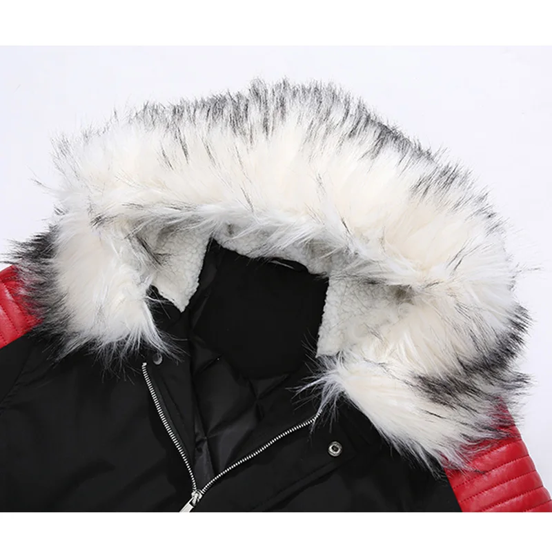 Didiboer New Men's Autumn and Winter Men Trench Casual Jackets Coat For Men Coat Black Jacket Warm Overcoat Parka Outwear Coat