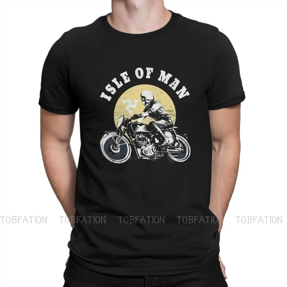 

Isle Of Man TT Races Manx T TShirt for Men Motorcycle Biker Soft Leisure Tee T Shirt High Quality Trendy Fluffy