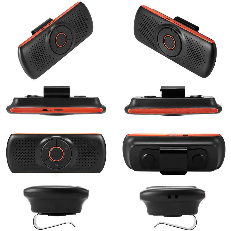 Wireless Bluetooth-compatible Car Kit Set Handsfree Speakerphone Multipoint Sun Visor Speaker for Phone Smartphones Car B-T enlarge
