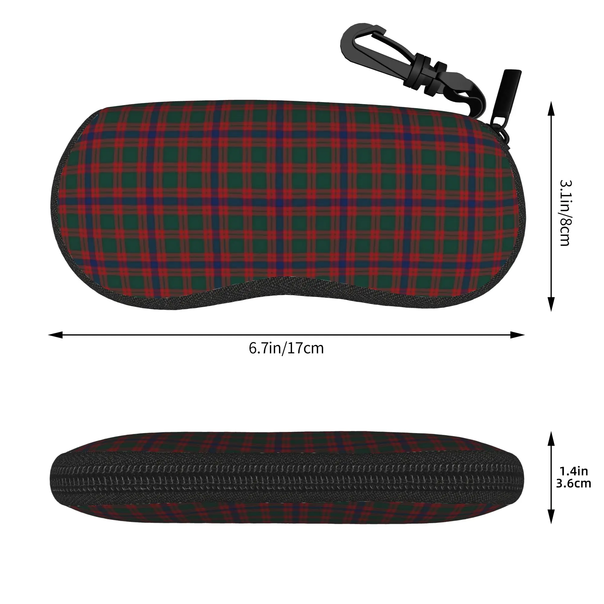 Фото Чехол для очков Clan Skene Tartan, защитные аксессуары унисекс, коробка для хранения очков, подарочный контейнер для очков №4