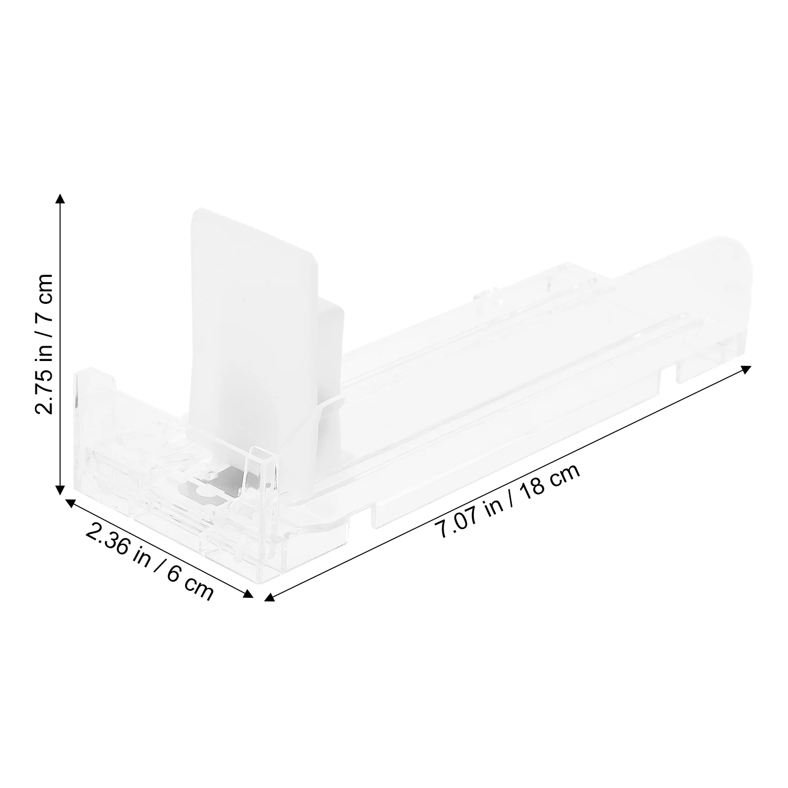 

2 Pcs Plastic Case Pusher Holder Display Stand Holders Automatic Showcase