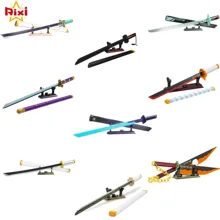 Samurai Sword Building Blocks Ninja Yamato Blade Katana Japanese Anime Nichirin Knife Bricks MOC Children Toys for Adult Gifts