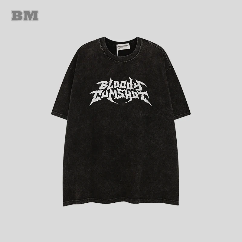 

Футболка мужская оверсайз в стиле хип-хоп с надписью