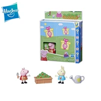 hasbro genuine anime figures peppa pig surprise story series garden tennis nurse childrens toy gift action figures model gifts