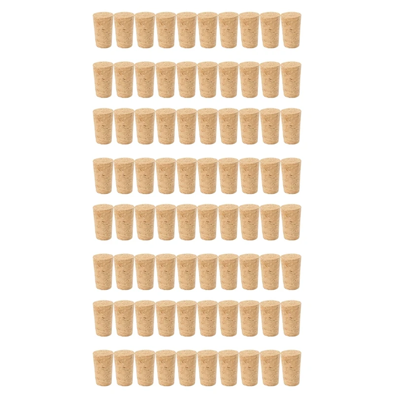 

80 шт./лот пробки из натурального дерева, пробка для вина, деревянная пробка для бутылок, конусный тип, пробки для винных бутылок, герметичная ...