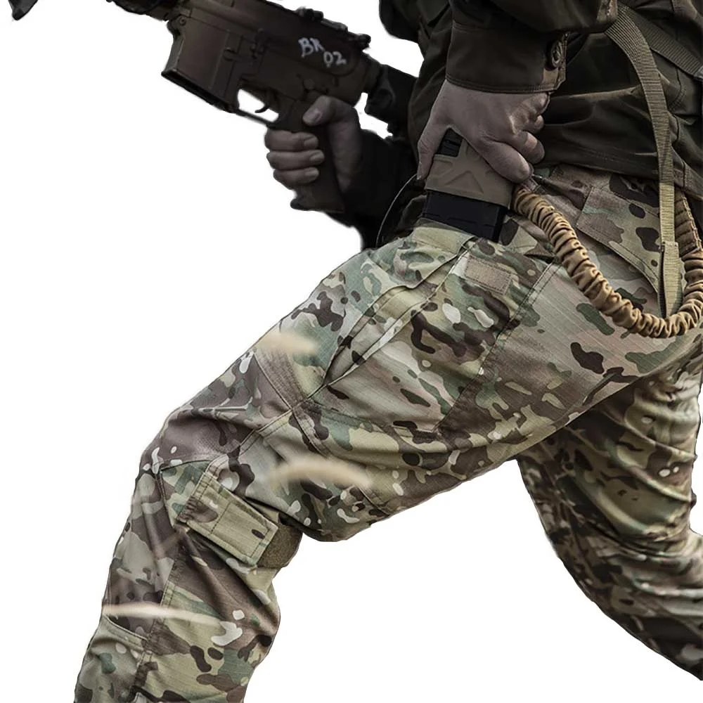 

Брюки-карго мужские прямые в армейском стиле, повседневные облегающие штаны в стиле милитари, с карманами, уличная одежда, джоггеры