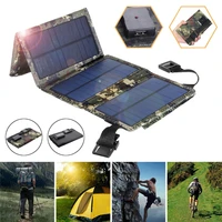 10w foldable solar panel portable 5v usb waterproof solar cells bank pack for outdoor camping hiking phone battery charger