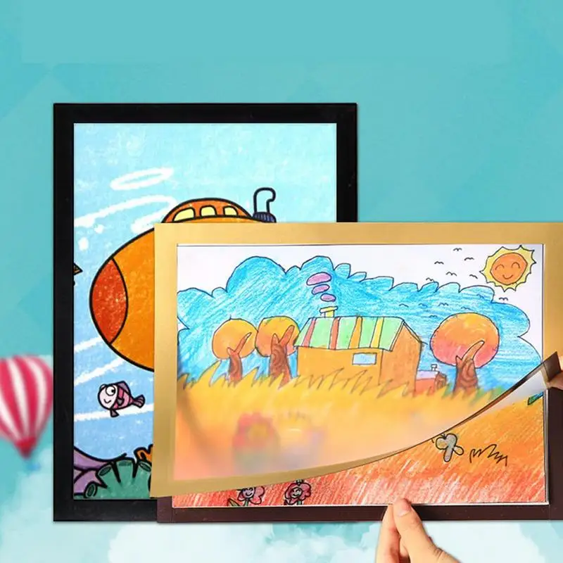 

27x39cm Magnetic Picture Frames Changeable Photos Picture Frames For Refrigerator Fridge Locker Office Cabinet