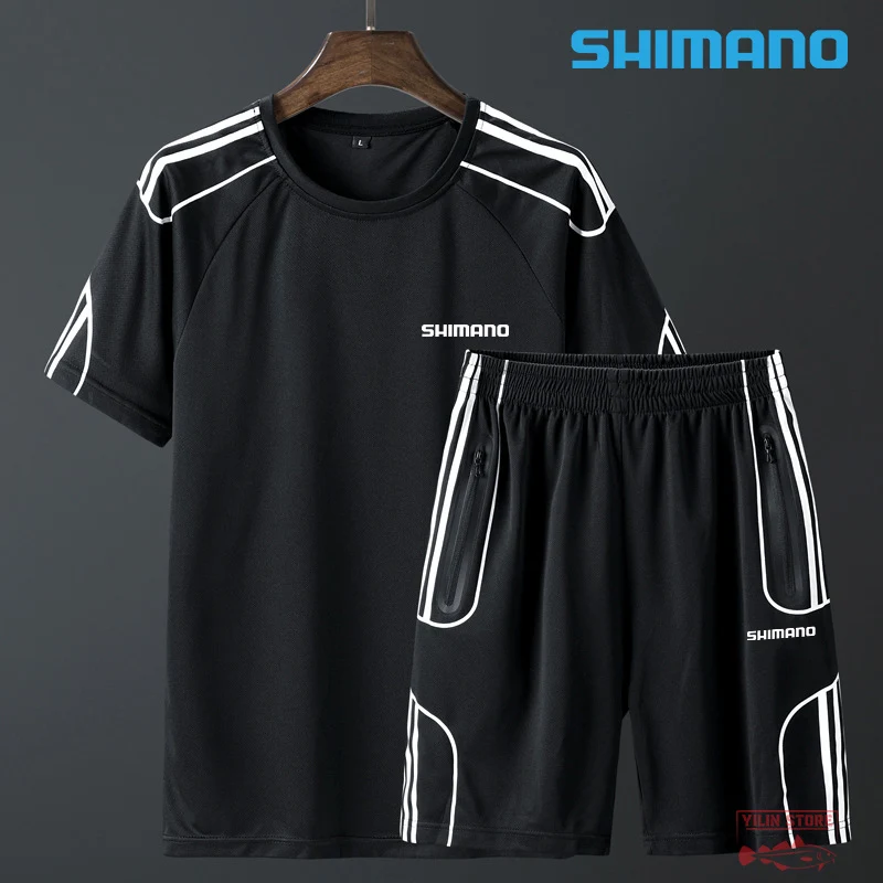 

Рыболовный костюм SHIMANO, тонкий дышащий Быстросохнущий костюм, летняя футболка с короткими рукавами для отдыха и рыбалки, уличная спортивная...