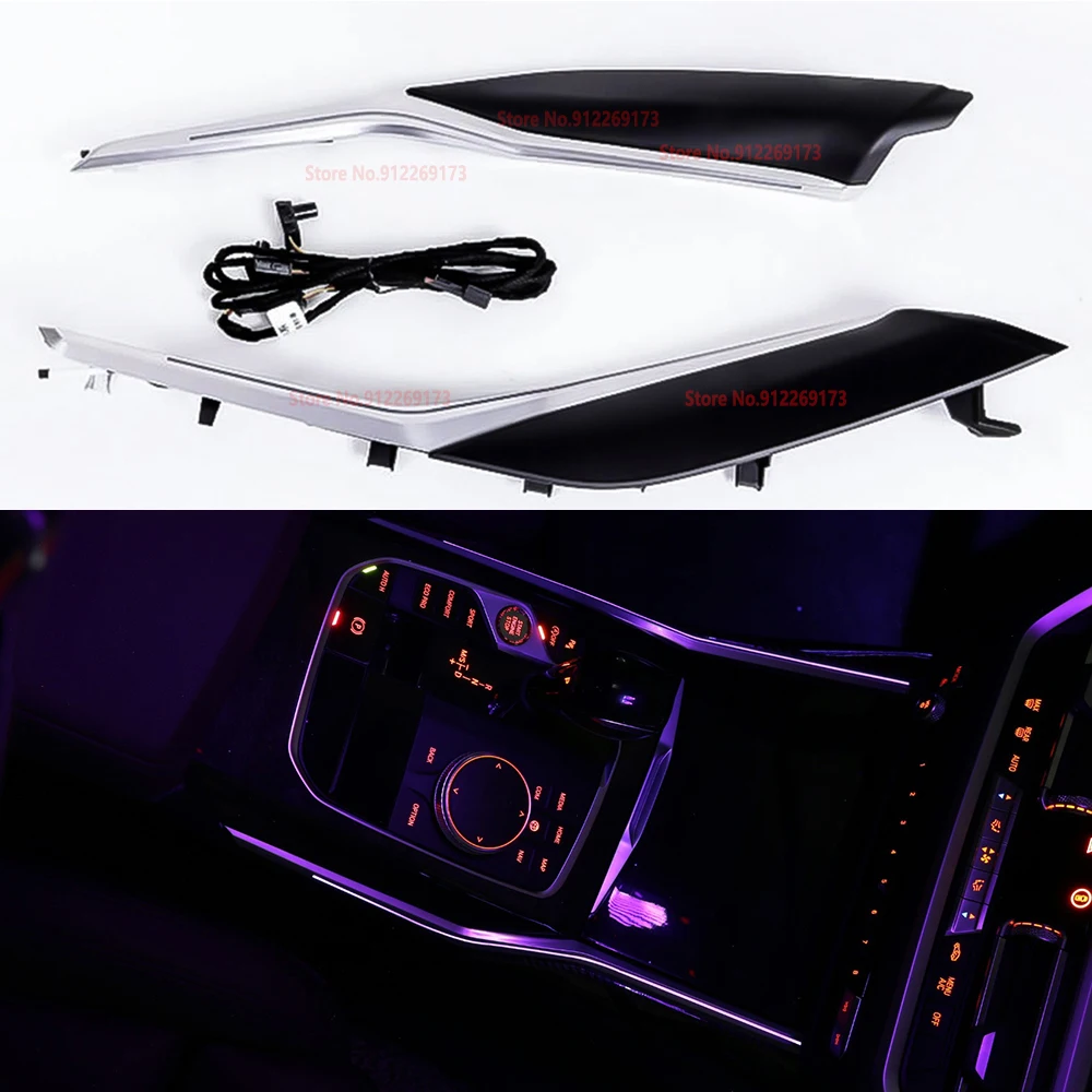 

Atmosphere light For BMW 3 4 series G20 G28 320i 325i 330i M3 M4 interior Ambient Light 11 Colours Center Console Saddle Light