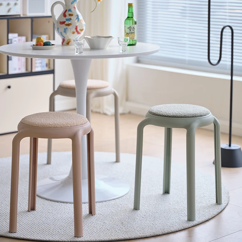 Стулья для гостиной столовой компактная мебель минималистичные табуреты