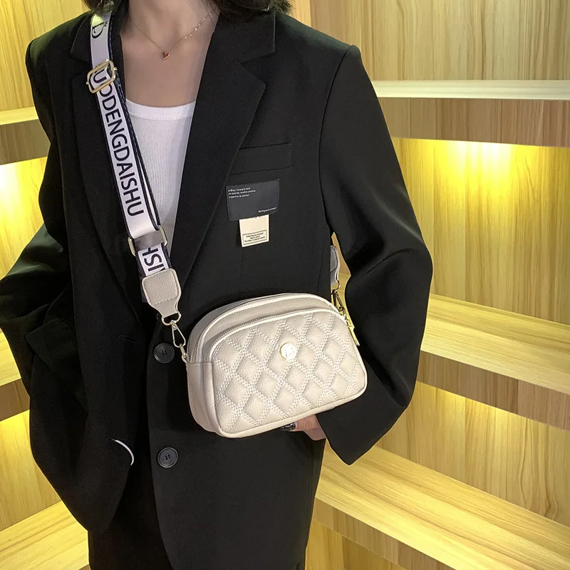 Net Celebrity Women'S Small Square Crossbody Mobile Phone Bag Multifunction Female Shoulder Messenger Bag Daily Phone Coin Purse