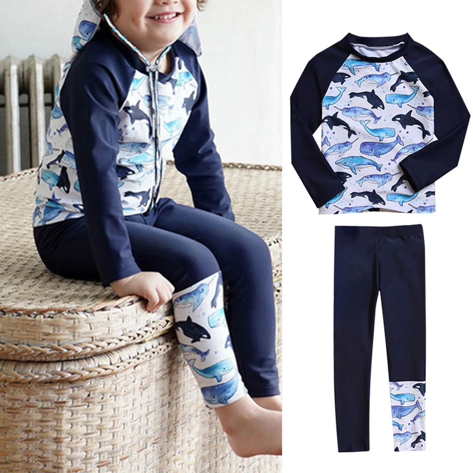 

Купальный костюм для маленьких мальчиков; Детский купальный костюм для серфинга; Рубашки для плавания с длинными рукавами; Длинные штаны; Комплект из двух предметов; Плавки; Размеры 4